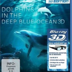 K076深蓝色海洋里的海豚3D 2D+3D 快门