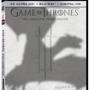 A13-21-24 4K-UHD 冰与火之歌:权力的游戏 第三季 4碟装 杜比视界
